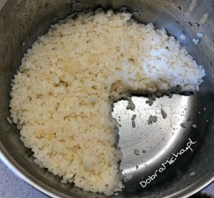 Porcjowanie ryżu